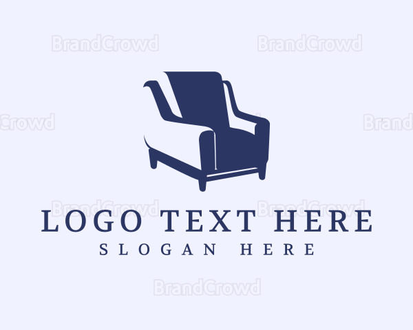 Retro Armchair Sofa Logo