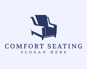 Retro Armchair Sofa logo design