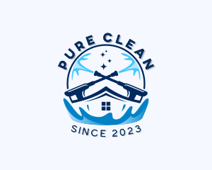 House Cleaning Pressure Washer logo design