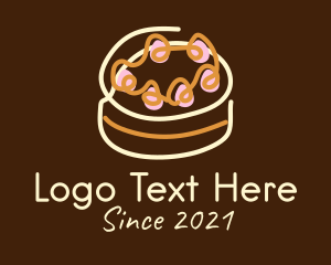 Pastry Chef - Sweet Cake Dessert logo design