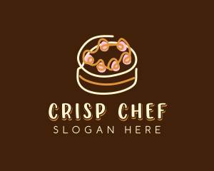 Sweet Cake Dessert  logo design