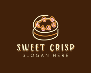 Sweet Cake Dessert  logo design