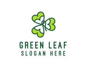 Leaf - Irish Shamrock Leaf logo design