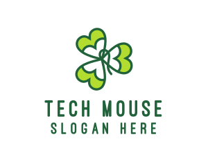 Irish Shamrock Leaf logo design