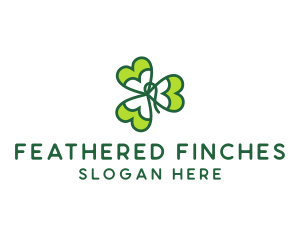 Irish Shamrock Leaf logo design