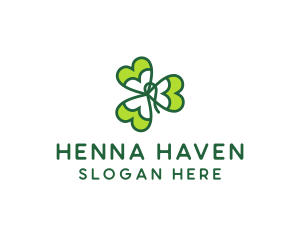 Irish Shamrock Leaf logo design