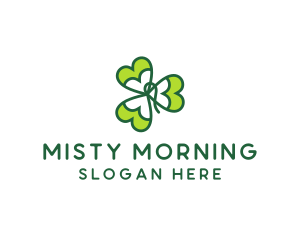 Irish Shamrock Leaf logo design