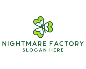 Irish Shamrock Leaf logo design