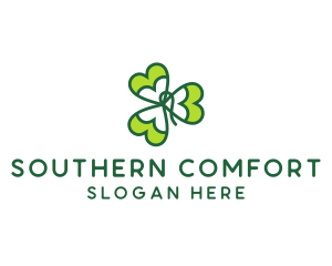 Irish Shamrock Leaf logo design