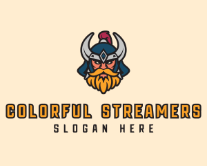 Gaming Streamer Barbarian logo design