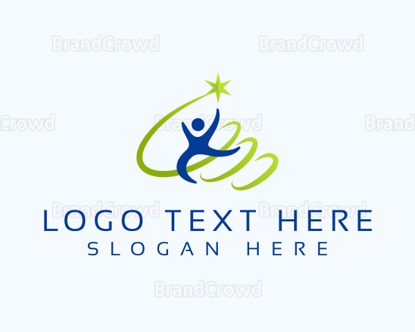 Human People Star Logo