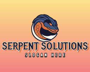 Serpent - Snake Serpent Gaming logo design