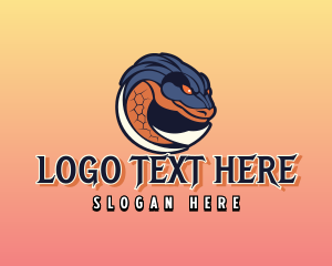 Otter - Snake Serpent Gaming logo design
