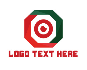 Lens - Hexagon Lens logo design