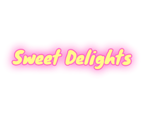 Yellow & Pink Text logo design