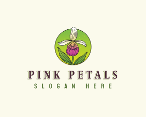 Minnesota Orchid Flower logo design