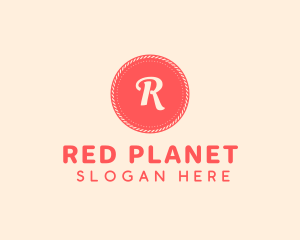 Sweet Pink Red Button logo design