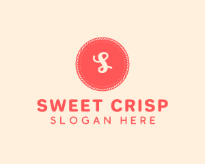 Sweet Pink Red Button logo design