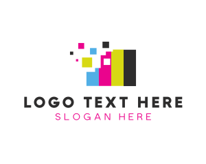 Pixel Colors Media Advertising  Logo