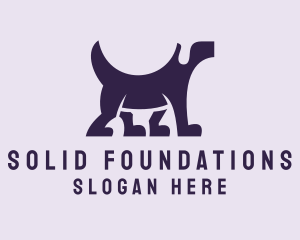 Pet Grooming Dog  Logo