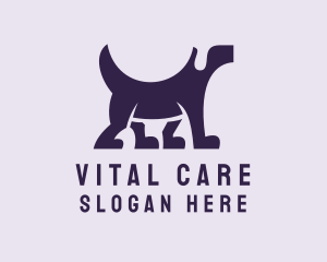 Pet Grooming Dog  Logo