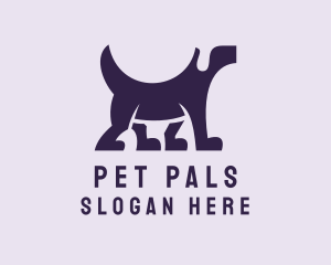 Pet Grooming Dog  logo design