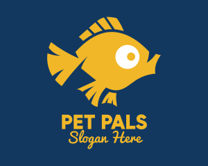 Pet Goldfish Vet logo design