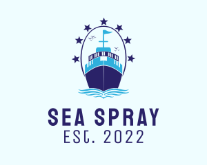 Cruise Ship Transport  logo design