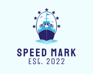 Cruise Ship Transport  logo design