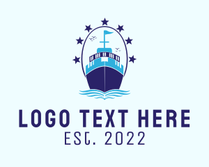 Cruise - Cruise Ship Transport logo design