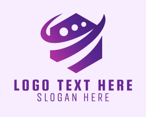 Telecommunication - Modern Digital Tech Hexagon logo design