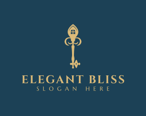 Classic - Elegant House Key logo design