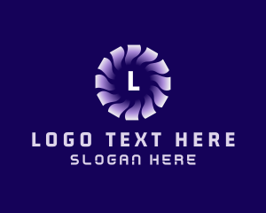 Cryptocurrency - Spiral Technology Software logo design