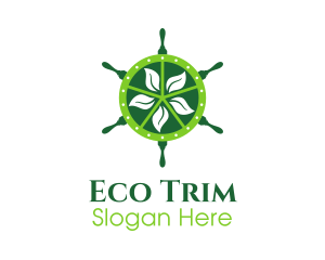 Eco Steering Wheel logo design