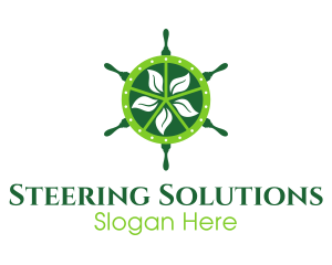 Eco Steering Wheel logo design