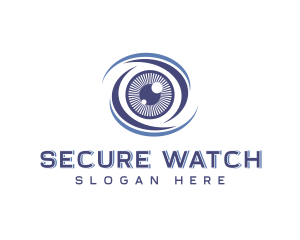 Monitoring - Security Eye Scan logo design
