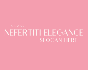 Elegant Feminine Wordmark logo design