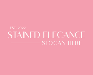 Elegant Feminine Wordmark logo design