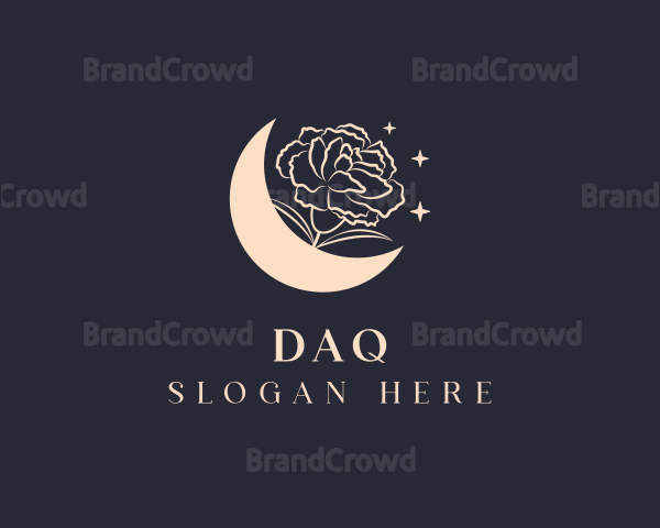 Moon Flower Carnation Logo