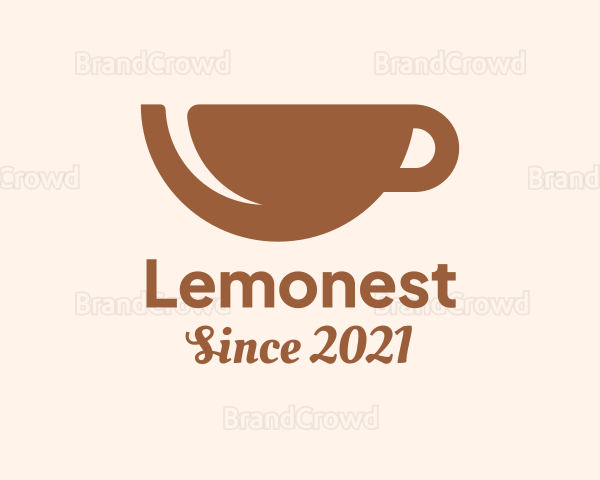 Brown Coffee Cup Logo