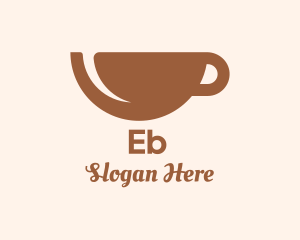 Brown Coffee Cup Logo