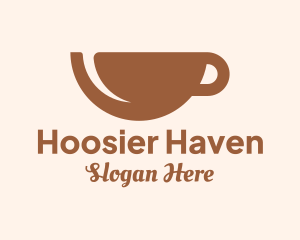 Brown Coffee Cup Logo