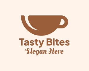 Brown Coffee Cup Logo