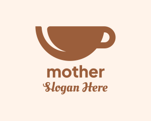 Brown Coffee Cup Logo