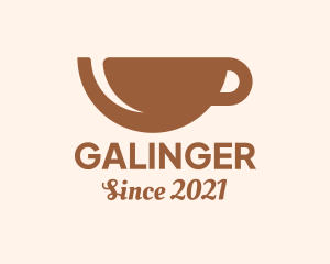 Cappuccino - Brown Coffee Cup logo design