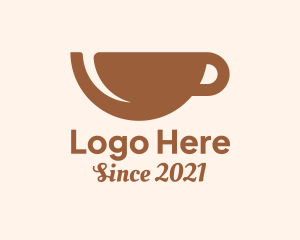 Latte - Brown Coffee Cup logo design