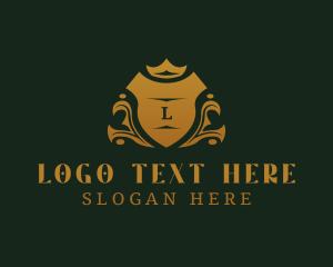 Legal Advice - Shield Crown Royal Boutique logo design