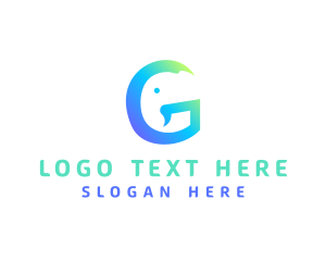 Gradient - Wildlife Elephant Letter G logo design