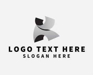 Printing - Generic Modern Business Letter K logo design
