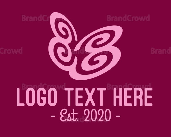 Pink Butterfly Garden Logo